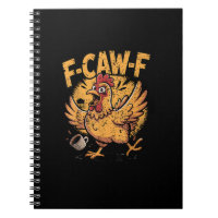 F-Caw-F Coffee Chicken Rooster Funny Bird F-Caw-F