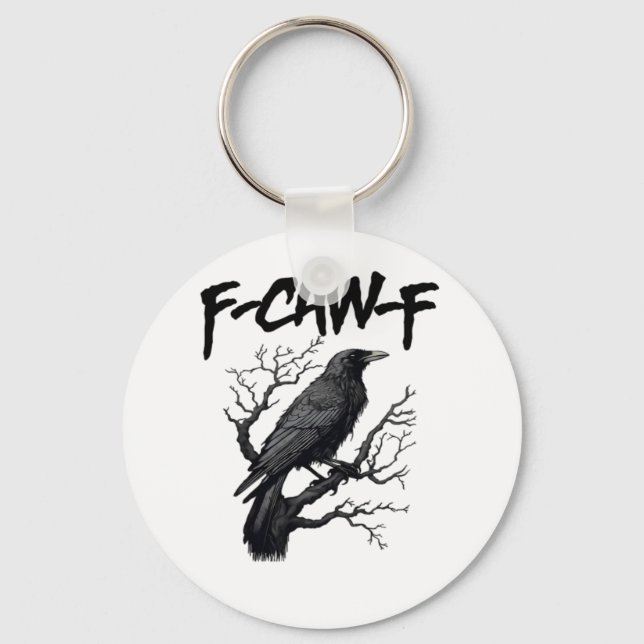 F-Caw-F Comfort Support Your Murder Essential Funn Keychain (Front)