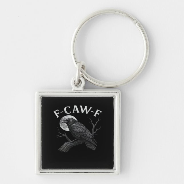 F-Caw-F Cool Unique Keychain (Front)