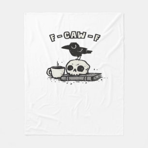 F Caw F Cool Unique Look Fleece Blanket