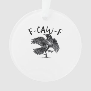 F Caw F Corbeau Style Rétro Classique