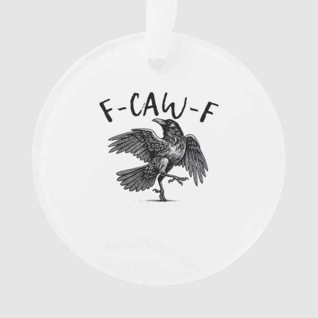 F Caw F Corbeau Style Rétro Classique (devant)