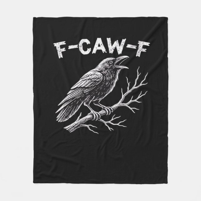 F-Caw-F Creative Style Fleece Blanket (Front)