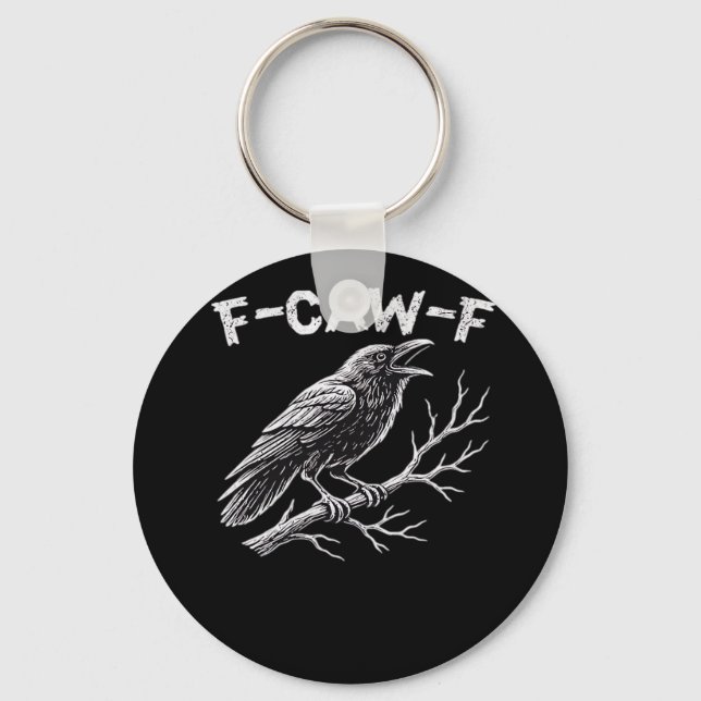 F-Caw-F Creative Style Keychain (Front)