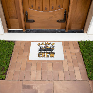 F-Caw-F Crew Funny Matching Cousins Outfit Doormat