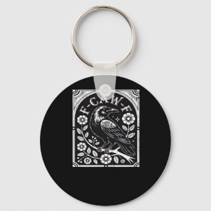 F-Caw-F Crow Aesthetic Casual Keychain