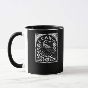 F-Caw-F Crow Aesthetic Casual Mug