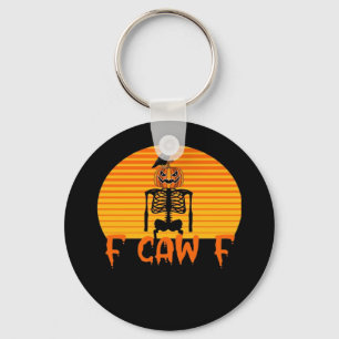 F-Caw-F Crow Classic Aesthetic Casual Keychain