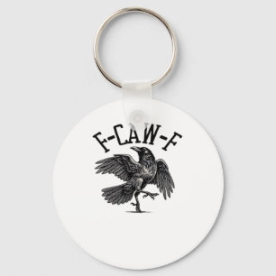 F Caw F Crow Creative Casual Keychain