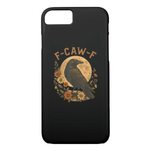F-Caw-F Crow Funny Gothic Bird Adult Humor Graphic Case-Mate iPhone Case
