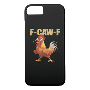 F-Caw-F Crow Gothic Funny Humor Case-Mate iPhone Case