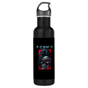 F-Caw-F Crow Humorous Graphic 710 Ml Water Bottle