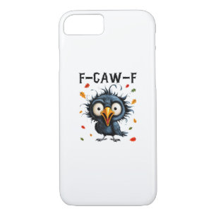 F-Caw-F Crow Pun Funny Bird Cawing Grunge Hallowee Case-Mate iPhone Case