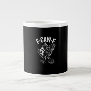 F-Caw-F Crow Retro Classic Large Coffee Mug