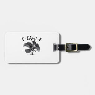 F Caw F Crow Retro Classic Style Luggage Tag