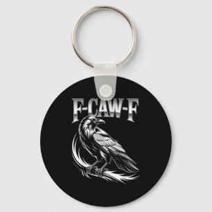 F-Caw-F Crow Womens Trendy Casual Keychain