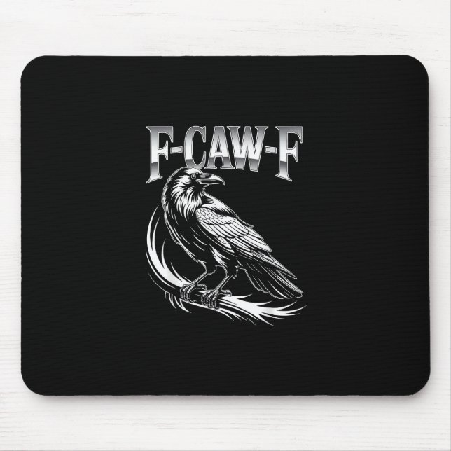 F-Caw-F Crow Womens Trendy Casual Mouse Pad (Front)