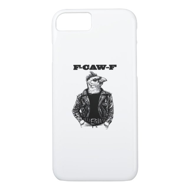 F-Caw-F Essential Aesthetic Design Case-Mate iPhone Case (Back)