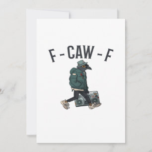 F-Caw-F Essential Basic Casual Holiday Card