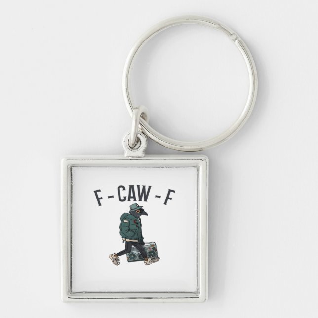 F-Caw-F Essential Basic Casual Keychain (Front)