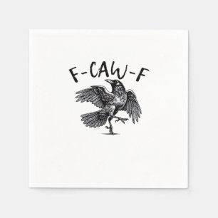 F Caw F Essential Classic Aesthetic Napkin
