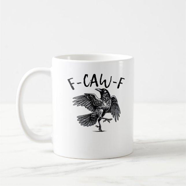 F-Caw-F Essential Classic Style Coffee Mug (Left)