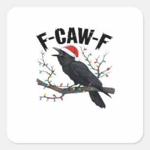 F-Caw-F Essential Creative Casual Square Sticker