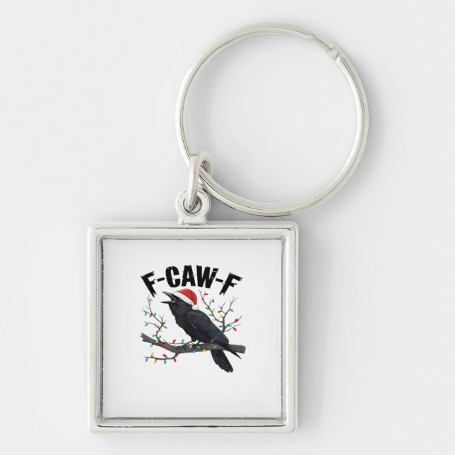 F Caw F Essential Creative Casual Style Keychain (Front)