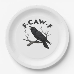 F-Caw-F Essential Creative Style Paper Plate