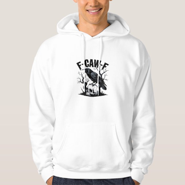 F-Caw-F Essential Minimal Clean Hoodie (Front)