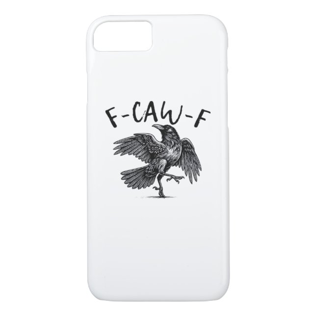 F-Caw-F Essential Retro Classic Case-Mate iPhone Case (Back)