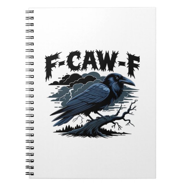 F-Caw-F Essential Retro Classic Notebook (Front)