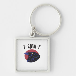 F-Caw-F Essential Retro Graphic Keychain