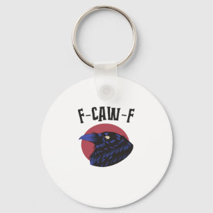 F-Caw-F Essential Retro Graphic Keychain
