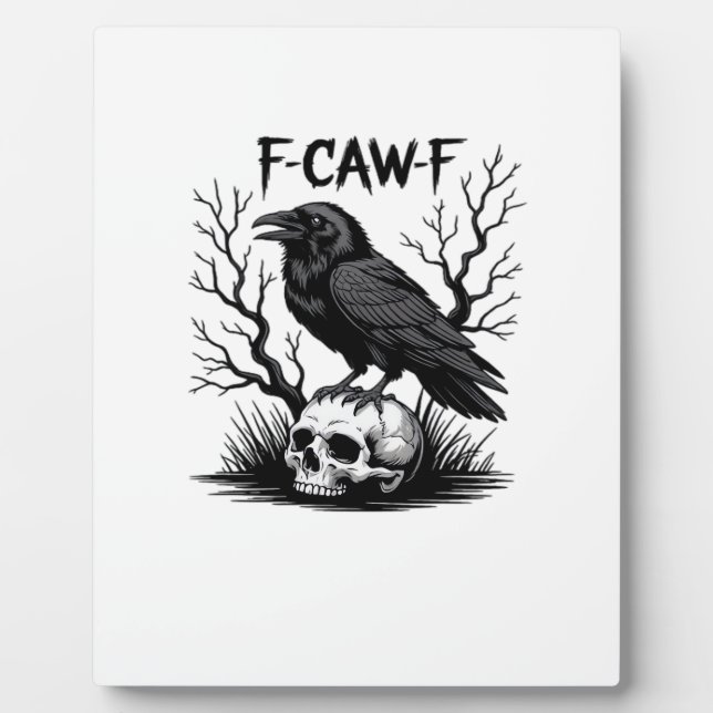 F-Caw-F Essential Vintage Cool Plaque (Front)
