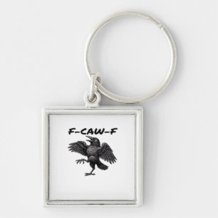 F-Caw-F Essential Vintage Graphic Keychain