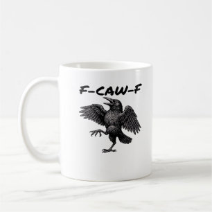 F Caw F Essential Vintage Graphic Look Coffee Mug