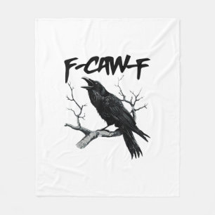 F-Caw-F Fleece Blanket