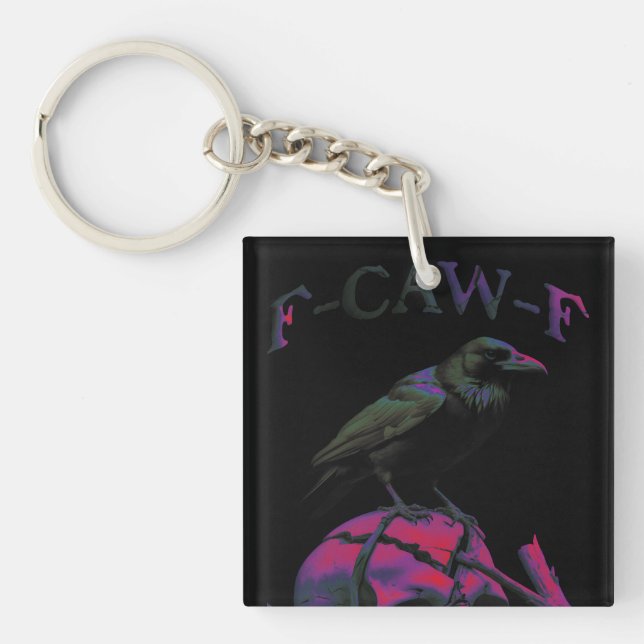 F-Caw-F Funny Black Crow Bird (Devant)