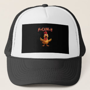 F-Caw-F Funny Chicken Classic Aesthetic Design Trucker Hat