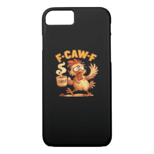 F-Caw-F Funny Chicken Classic Retro Graphic Case-Mate iPhone Case