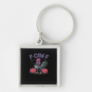 F-Caw-F Funny Chicken Classic Simple Style Keychain
