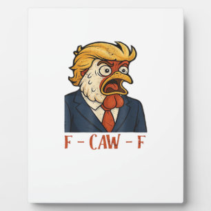 F-Caw-F Funny Chicken Classic Vintage Cool Plaque