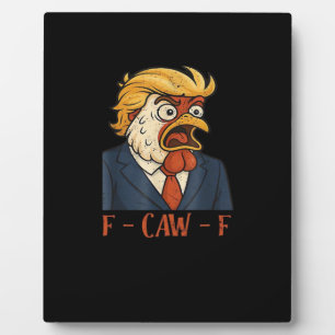 F-Caw-F Funny Chicken Classic Vintage Cool Plaque