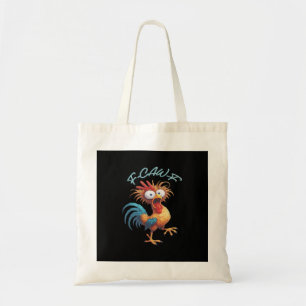 F-Caw-F Funny Chicken Humor Retro Style Tote Bag