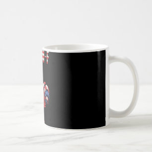 F-caw-f Funny Chicken Humour Usa Flag Quote Rooste Coffee Mug