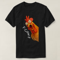 F-Caw-F Funny Chicken Meme Design