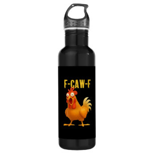 F-Caw-F Funny Chicken Meme Funny Trendy 710 Ml Water Bottle