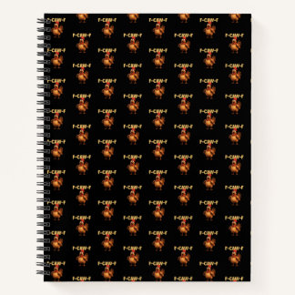 F Caw F Funny Chicken Pun Dark Humour Sarcasm  Notebook