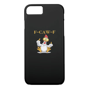 F-Caw-F Funny Chicken Retro Classic Case-Mate iPhone Case